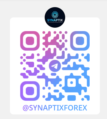 Scan the QR code to join Synaptix Forex on Telegram